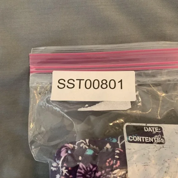 Woman Within Shirt Womens 1X Plus Purple Floral Henley 3/4 Sleeve Tunic Top Soft - Picture 7 of 7